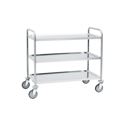 Rk Bakeware China-Z Frame 20 Pan End Load Stainless Steel Nesting Trolley Bun Sheet Pan Rack - Được lắp ráp