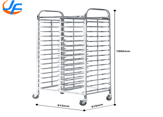 RK Bakeware Trung Quốc Dịch vụ thực phẩm NSF Thang nướng nhôm Xe bánh nướng Pan Rack Cửa nướng