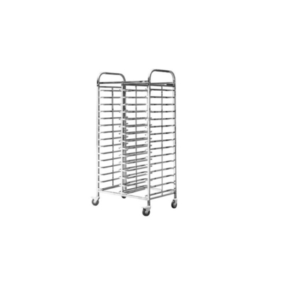 Rk Bakeware Manufacturer Trung Quốc-Aluminum 10 Pan Side Load Bun Sheet Pan Rack - Được lắp ráp